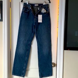 New without Tags Zara high waist, full length jeans